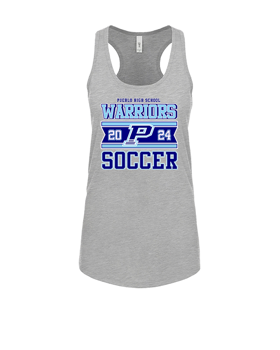 Pueblo HS Girls Soccer Stamp - Womens Tank Top