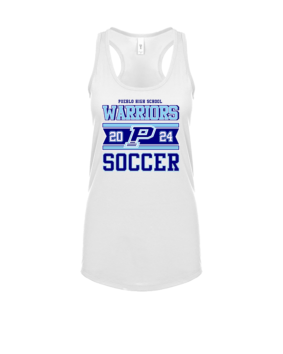 Pueblo HS Girls Soccer Stamp - Womens Tank Top