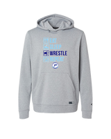 Pueblo HS Wrestling Eat Sleep Wrestle - Oakley Performance Hoodie