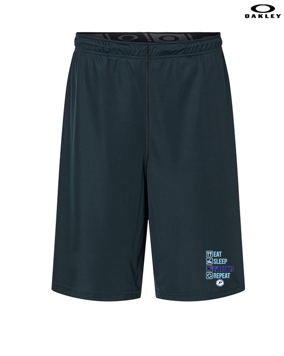 Pueblo HS Wrestling Eat Sleep Wrestle - Oakley Shorts