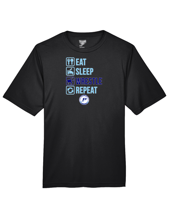 Pueblo HS Wrestling Eat Sleep Wrestle - Performance Shirt