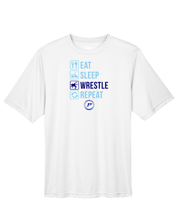 Pueblo HS Wrestling Eat Sleep Wrestle - Performance Shirt