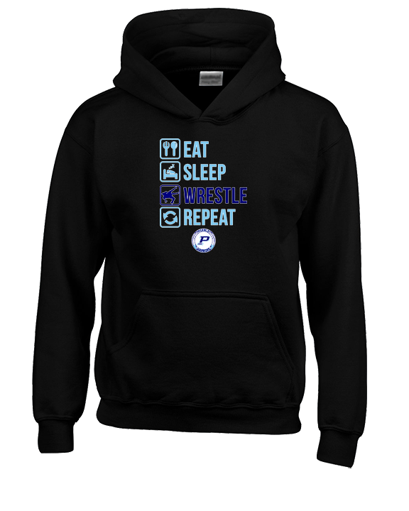 Pueblo HS Wrestling Eat Sleep Wrestle - Unisex Hoodie