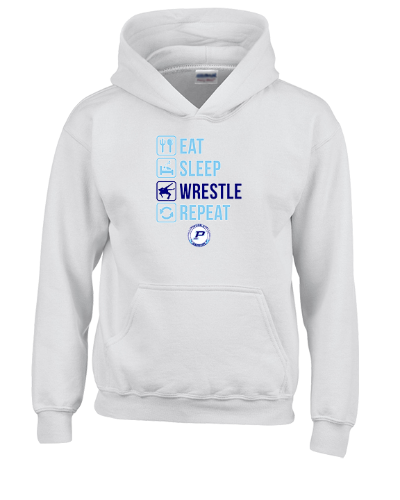 Pueblo HS Wrestling Eat Sleep Wrestle - Unisex Hoodie