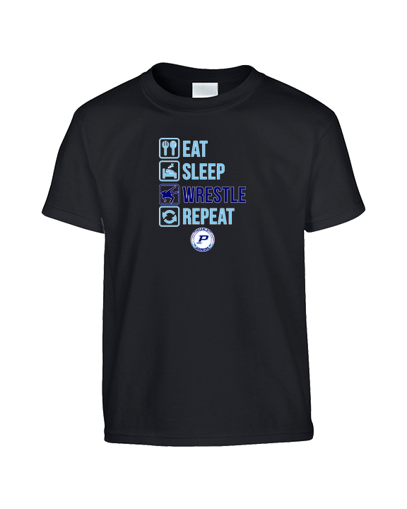 Pueblo HS Wrestling Eat Sleep Wrestle - Youth Shirt