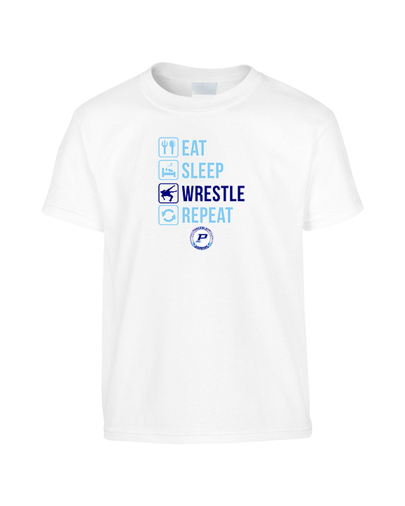 Pueblo HS Wrestling Eat Sleep Wrestle - Youth Shirt