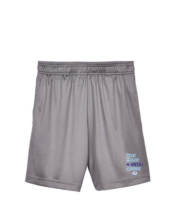 Pueblo HS Wrestling Eat Sleep Wrestle - Youth Training Shorts