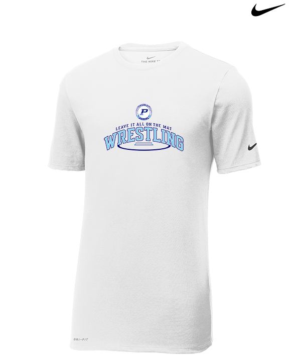 Pueblo HS Wrestling Leave It - Mens Nike Cotton Poly Tee