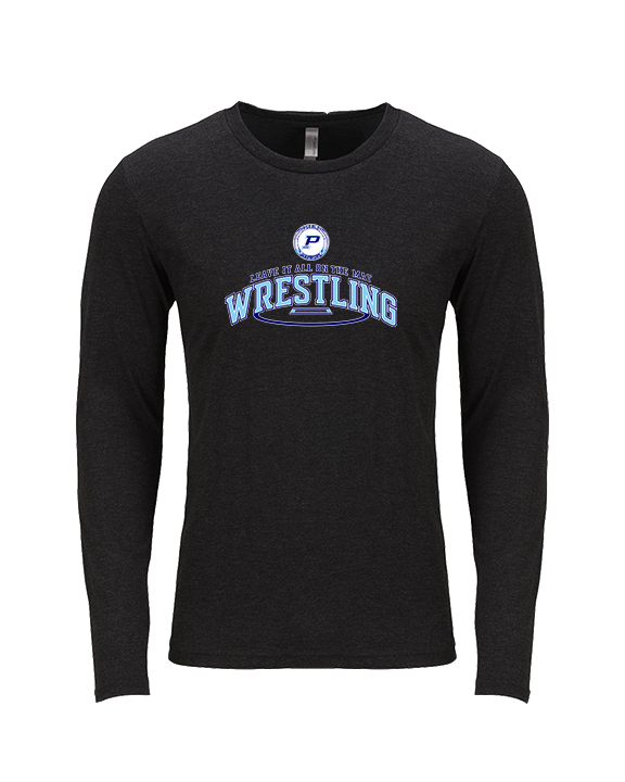 Pueblo HS Wrestling Leave It - Tri-Blend Long Sleeve