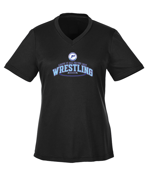 Pueblo HS Wrestling Leave It - Womens Performance Shirt