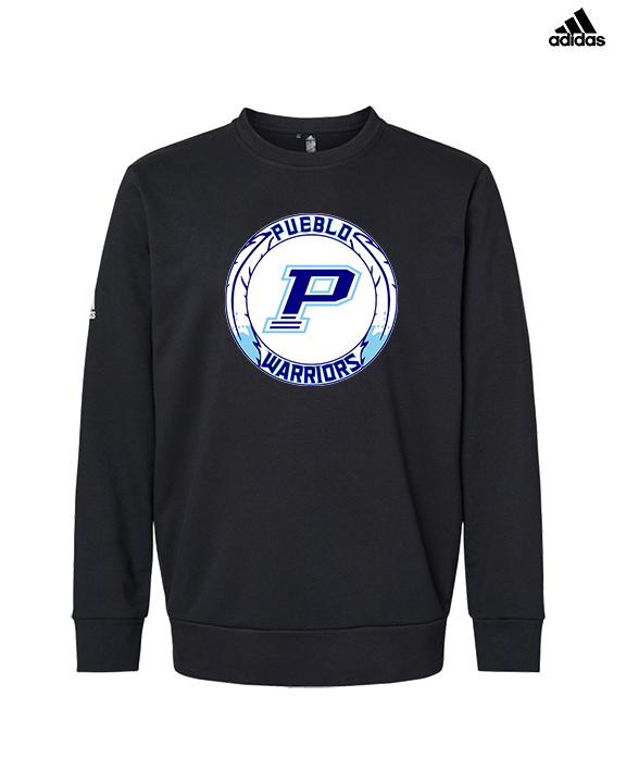 Pueblo HS Wrestling Logo - Mens Adidas Crewneck