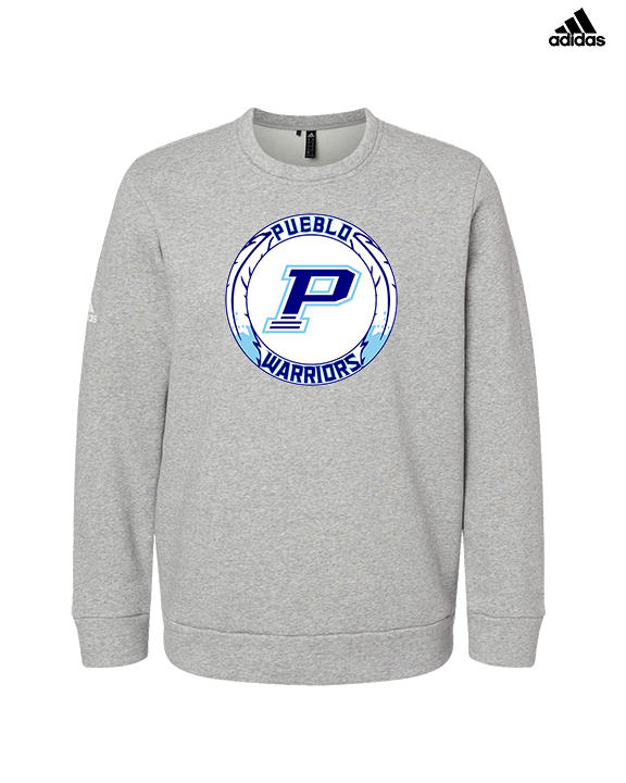 Pueblo HS Wrestling Logo - Mens Adidas Crewneck