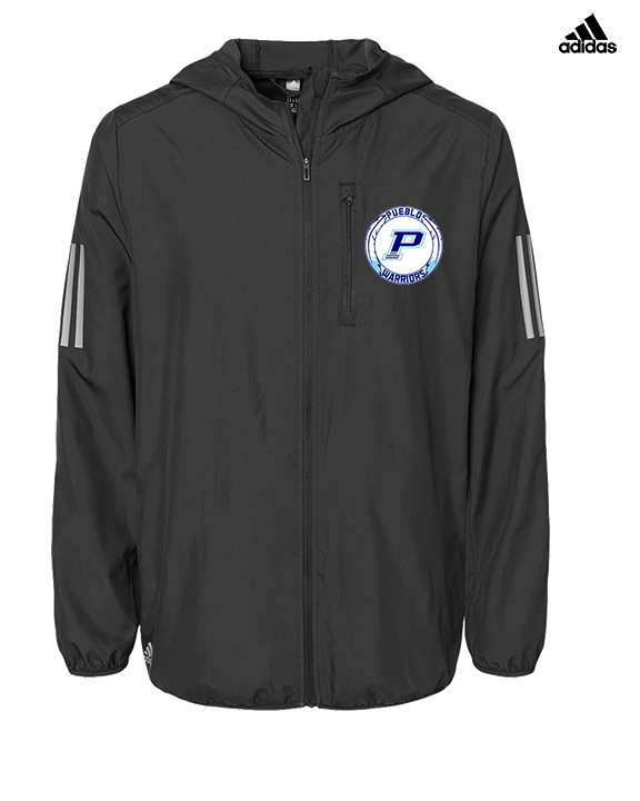 Pueblo HS Wrestling Logo - Mens Adidas Full Zip Jacket