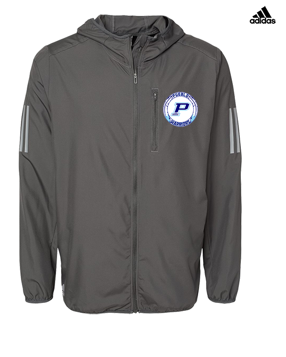 Pueblo HS Wrestling Logo - Mens Adidas Full Zip Jacket