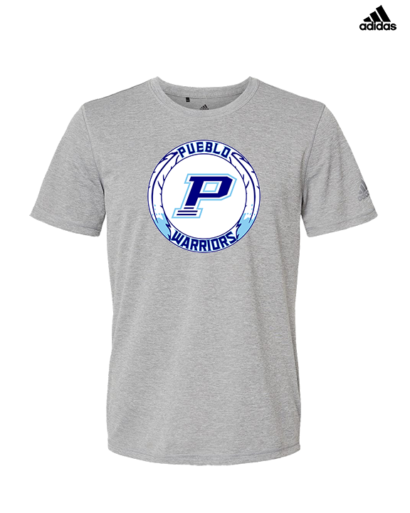 Pueblo HS Wrestling Logo - Mens Adidas Performance Shirt