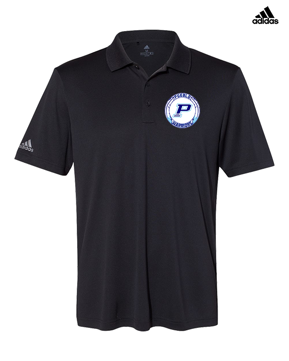 Pueblo HS Wrestling Logo - Mens Adidas Polo