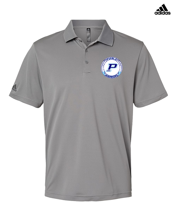 Pueblo HS Wrestling Logo - Mens Adidas Polo