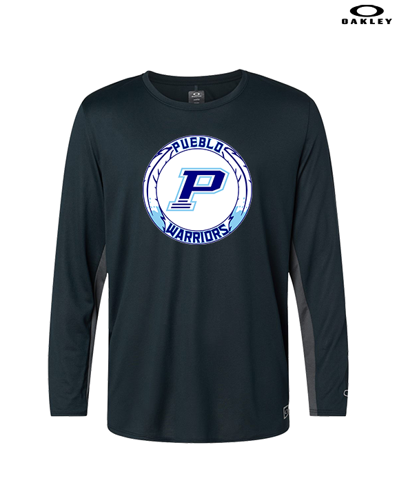 Pueblo HS Wrestling Logo - Mens Oakley Longsleeve