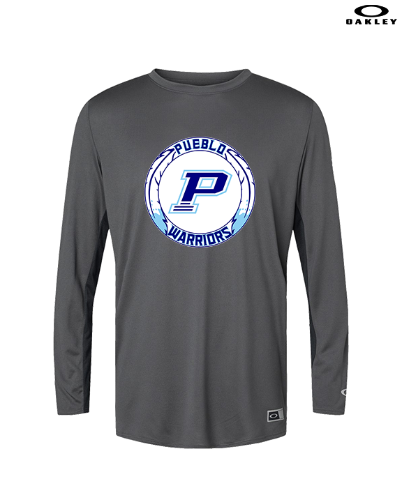 Pueblo HS Wrestling Logo - Mens Oakley Longsleeve