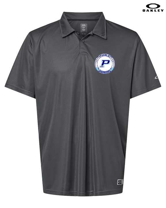 Pueblo HS Wrestling Logo - Mens Oakley Polo