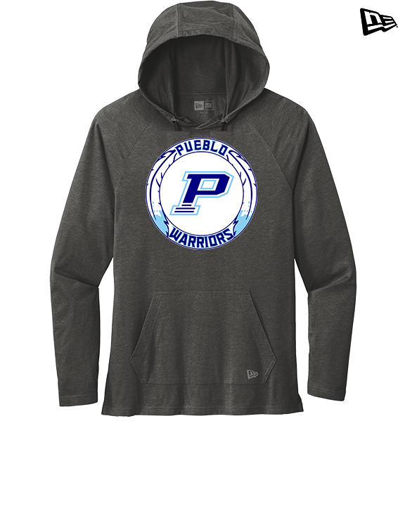 Pueblo HS Wrestling Logo - New Era Tri-Blend Hoodie