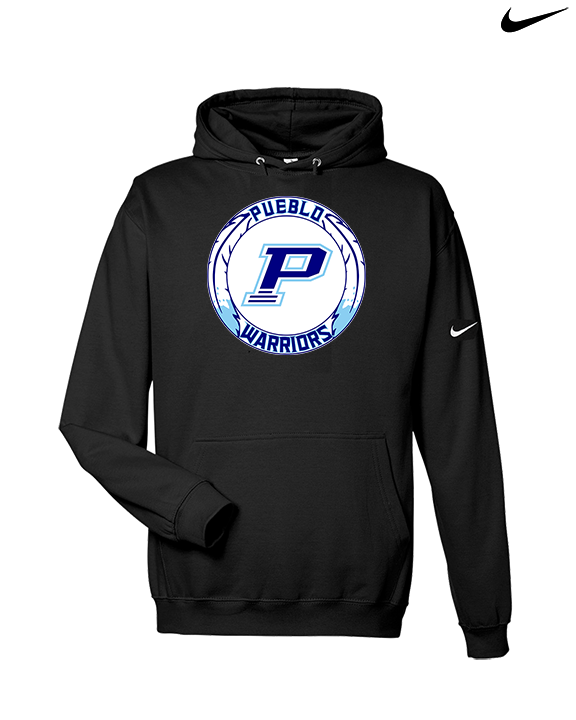 Pueblo HS Wrestling Logo - Nike Club Fleece Hoodie