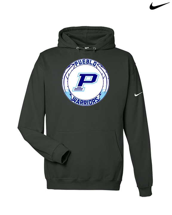 Pueblo HS Wrestling Logo - Nike Club Fleece Hoodie