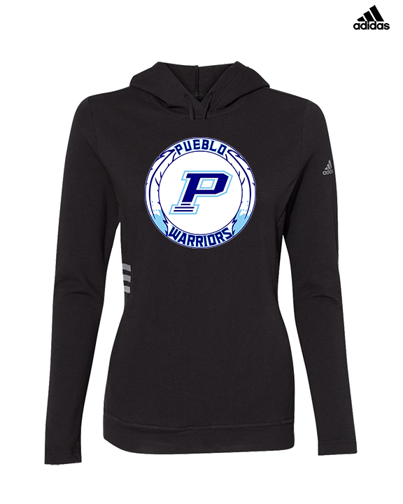 Pueblo HS Wrestling Logo - Womens Adidas Hoodie