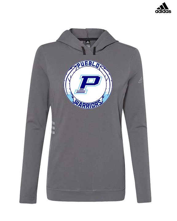 Pueblo HS Wrestling Logo - Womens Adidas Hoodie