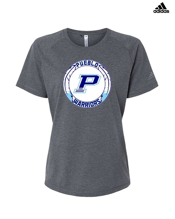 Pueblo HS Wrestling Logo - Womens Adidas Performance Shirt