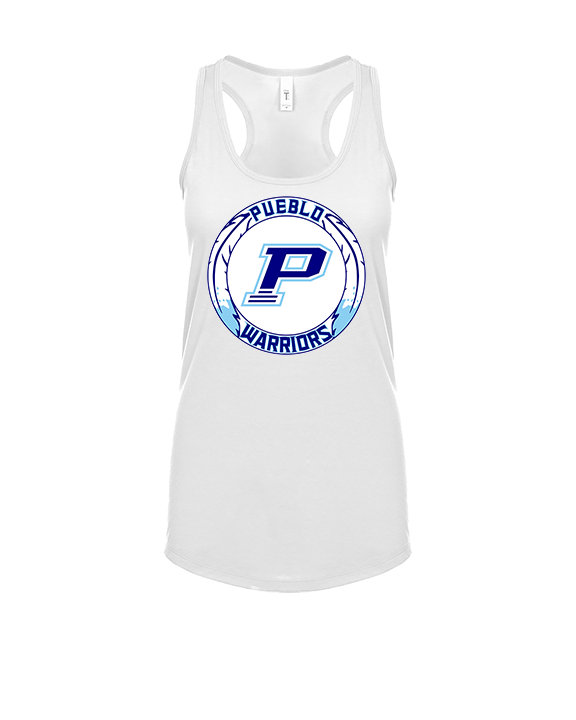 Pueblo HS Wrestling Logo - Womens Tank Top