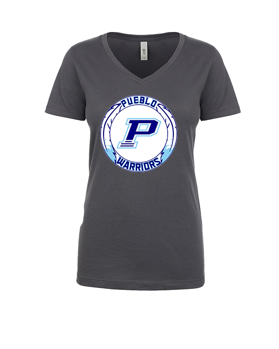 Pueblo HS Wrestling Logo - Womens Vneck