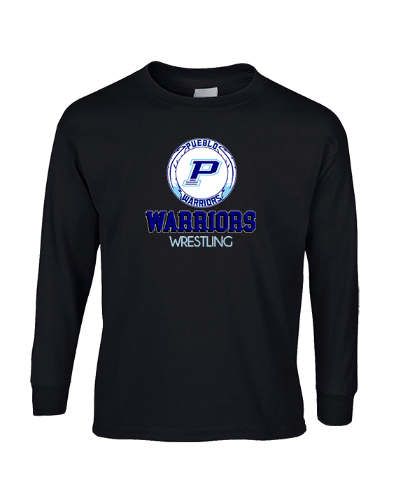 Pueblo HS Wrestling Shadow - Cotton Longsleeve