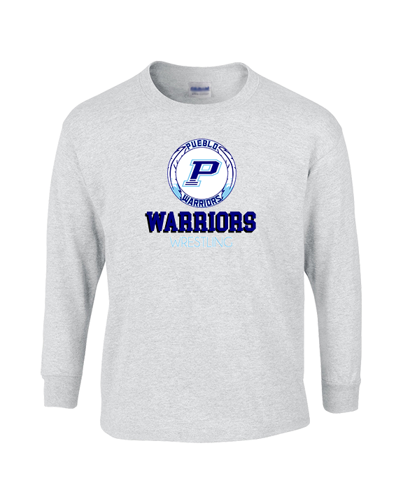 Pueblo HS Wrestling Shadow - Cotton Longsleeve