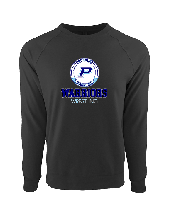 Pueblo HS Wrestling Shadow - Crewneck Sweatshirt