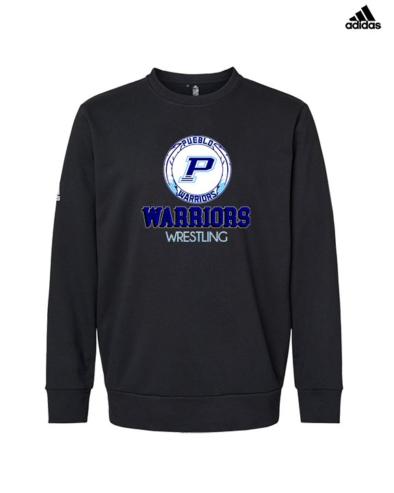 Pueblo HS Wrestling Shadow - Mens Adidas Crewneck