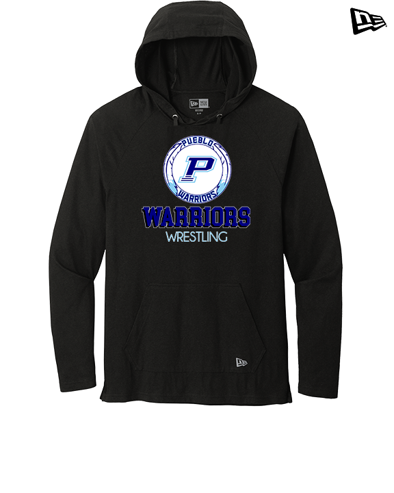 Pueblo HS Wrestling Shadow - New Era Tri-Blend Hoodie