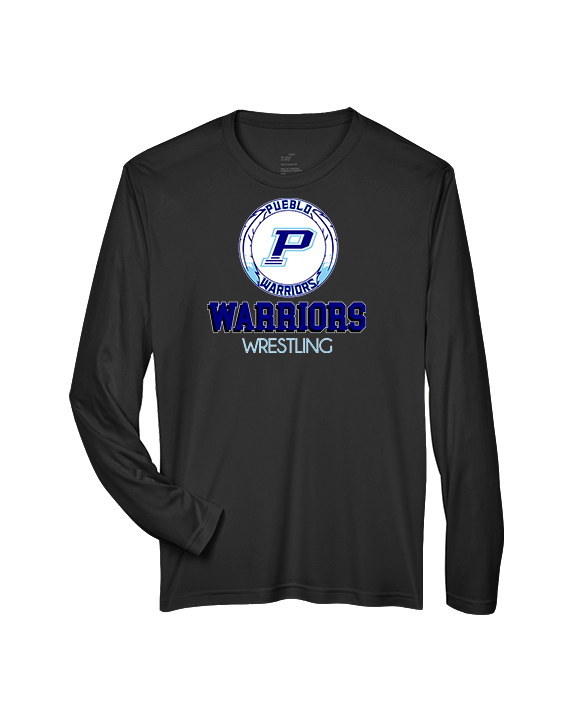 Pueblo HS Wrestling Shadow - Performance Longsleeve