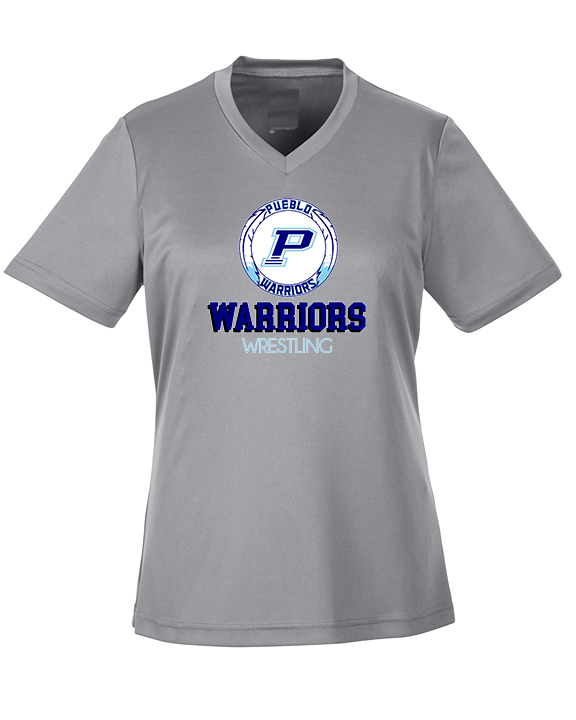 Pueblo HS Wrestling Shadow - Womens Performance Shirt