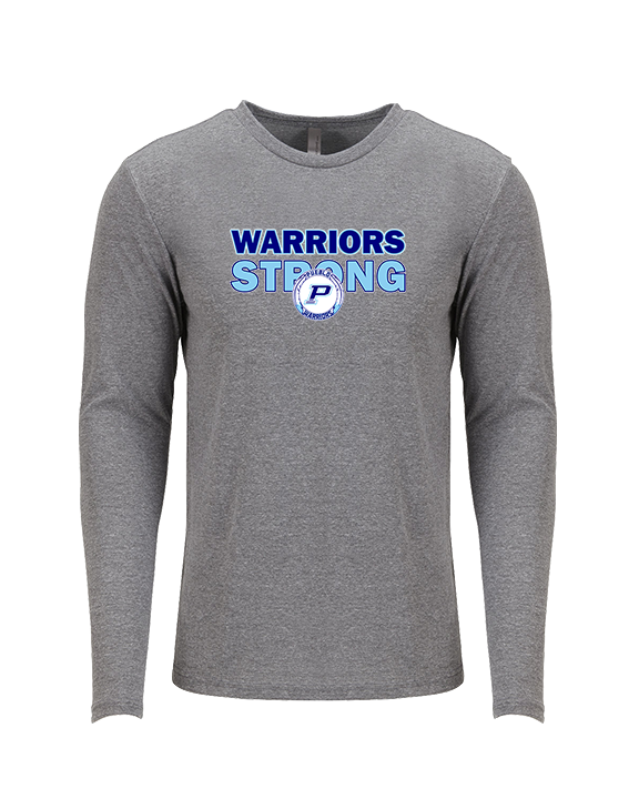 Pueblo HS Wrestling Strong - Tri-Blend Long Sleeve