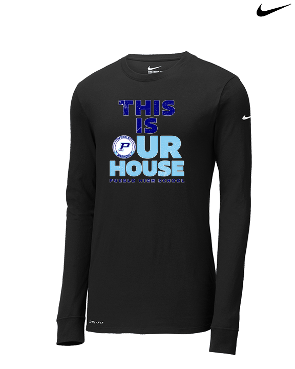 Pueblo HS Wrestling TIOH - Mens Nike Longsleeve