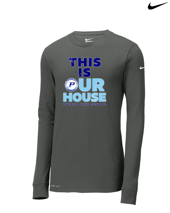 Pueblo HS Wrestling TIOH - Mens Nike Longsleeve