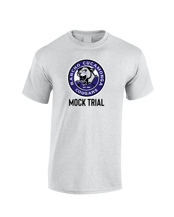 Rancho Cucamonga HS Mock Trial Logo - Cotton T-Shirt