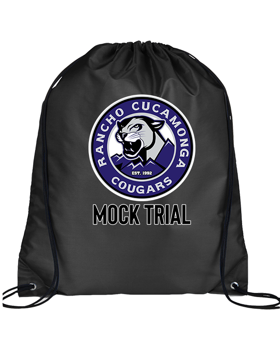 Rancho Cucamonga HS Mock Trial Logo - Drawstring Bag