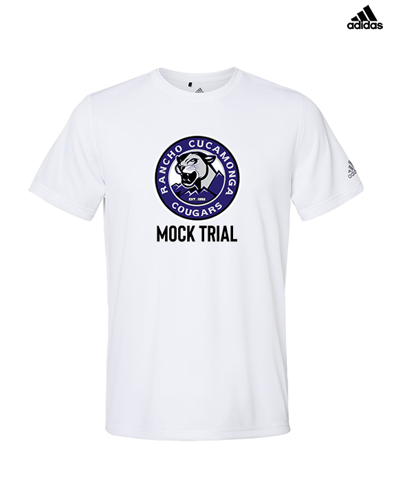 Rancho Cucamonga HS Mock Trial Logo - Mens Adidas Performance Shirt