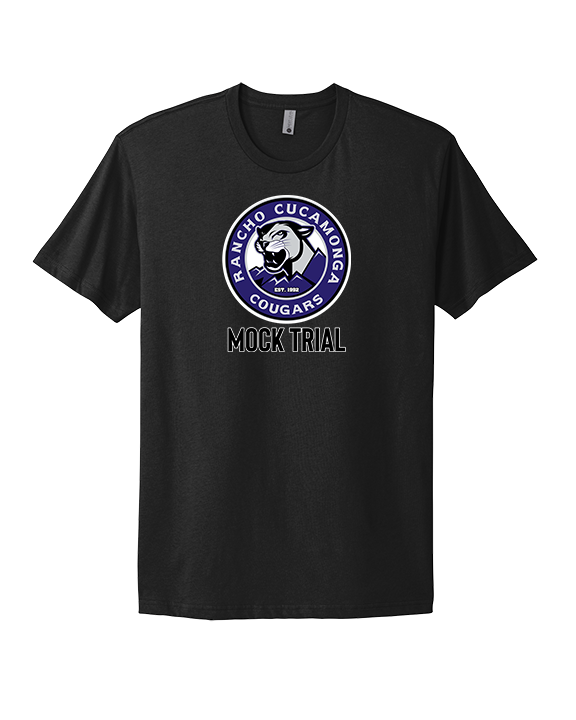 Rancho Cucamonga HS Mock Trial Logo - Mens Select Cotton T-Shirt