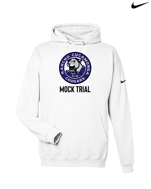 Rancho Cucamonga HS Mock Trial Logo - Nike Club Fleece Hoodie