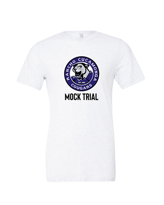 Rancho Cucamonga HS Mock Trial Logo - Tri-Blend Shirt