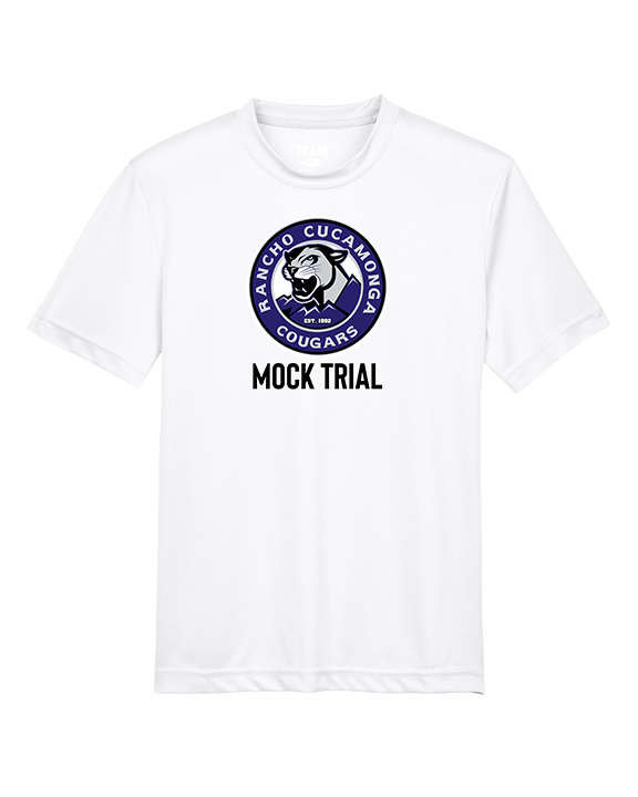 Rancho Cucamonga HS Mock Trial Logo - Youth Performance Shirt
