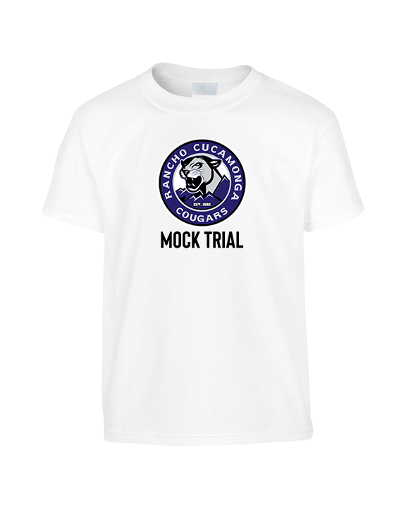 Rancho Cucamonga HS Mock Trial Logo - Youth Shirt